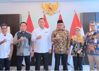 Pj. Gubernur Malut Bahas Penguatan Tata Kelola Pengadaan Barang/Jasa dengan LKPP