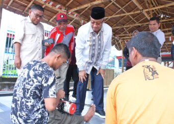 Kunker di Akhir Masa Jabatan, Wali Kota Tidore Borong Hasil Karya Warga Binaan Rutan