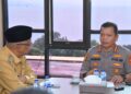 Silaturahmi Dengan Kepala SPN Polda Malut, Ini Yang Diharapkan Ali Ibrahim