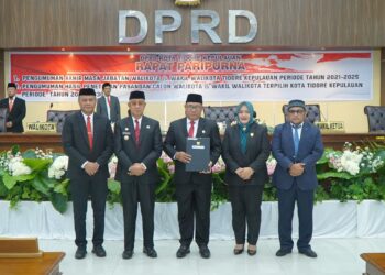 DPRD Gelar Paripurna Pengemuman Masa Akhir Jabatan Walikota Dan Wakil Walikota Periode 2021-2025