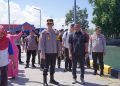 Walikota Tidore Bersama Kapolresta Tinjau Sejumlah Pos Pelayanan Terpadu Jelang Idul Fitri
