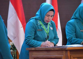 Hj. Rahmawati Muhammad resmi dilantik sebagai Ketua TP-PKK Kota Tidore