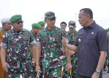 Kunker di Tidore, Pangdam XV/Pattimura Disambut Langsung Wali Kota dan Forkopimda