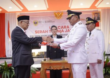 Gubernur Malut Sherly Laos Hadiri Sertijab Wali Kota dan Wakil Wali Kota Tidore Kepulauan