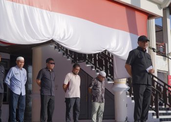 Pimpin Apel Gabungan Pasca Idul Fitri, Wali Kota Tidore Tekankan Kembali Program 100 Hari Kerja
