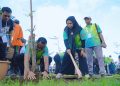 Wali Kota Tidore bersama Ketua TP-PKK Tanam Pohon di Taman Suroboyo