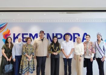 Gubernur Malut Dapat Dukungan Menpora dan Putri Indonesia Intelegensi 2025