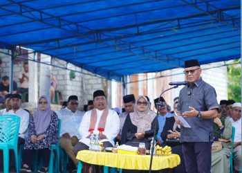 Wali Kota Tidore Hadiri Peletakkan Batu Pertama Masjid Nurul Huda Kelurahan Tambula