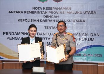 Wujud Pemerintahan Bersih, Pemprov Malut resmi Teken MoU bersama Polda