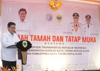 Viva Yoga Mauladi Berjanji dan Memastikan Kota Tidore Diprioritaskan Untuk Pengembangan Kawasan Transmigrasi