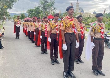 MAN 1 Halteng Raih Juara 1 Gerak Jalan Indah HUT ke-80 RI