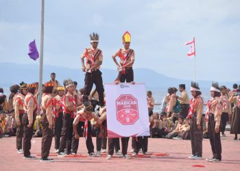 Ahmad Laiman Pimpin Upacara HUT Pramuka ke-64 Tahun 2025