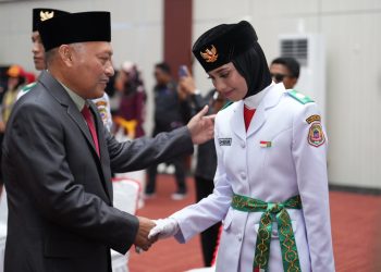 30 Putra-Putri Terbaik Maluku Utara Dikukuhkan sebagai Paskibraka 2025