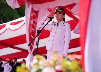 Berjalan dengan Khidmat, Gubernur Malut Jadi Irup HUT RI ke 80