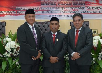 Idham Sabtu Resmi Dilantik Sebagai Anggota DPRD Kota Tidore Kepulauan Periode 2024/2029
