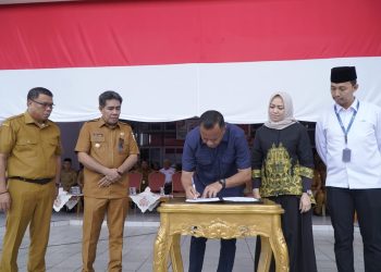Tanda Tangani MoU Dengan PT Asuransi Jiwa Taspen, Walikota Ingatkan ASN Disiplin Dalam Bekerja