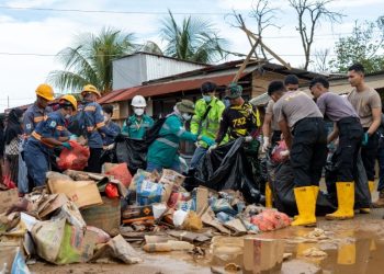 Sinergi Harita Nickel dan Masyarakat Kawasi, 4,5 Ton Sampah Berhasil Diangkut