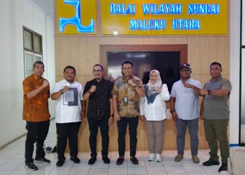 BPJN dan BWS Malut Siap Support Penangan Banjir dan Infrastruktur di Kota Tidore Kepulauan