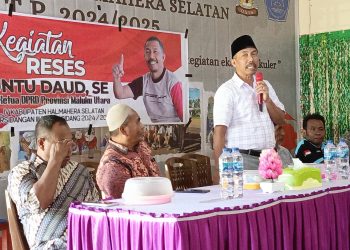 Wakil Ketua DPRD Malut Kuntu Daud Serap Aspirasi Warga Kecamatan Gane Timur