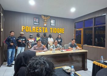 4 Tersangka Penganiayaan Anggota SPN Polda Malut Diamankan Polresta Tidore