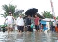 Banjir Disejumlah Titik, Wawali Perintahkan Sejumlah OPD Sigap Dalam Mengatasi Bencana