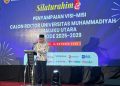 Sekprov Malut Dorong Pendidikan Berkarakter di Penyampaian Visi Misi Rektor UMMU Ternate