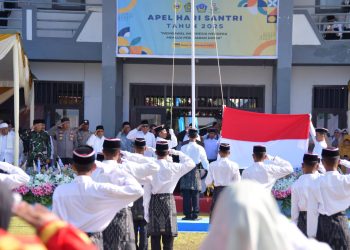 Wawali Hadiri Apel Hari Santri Tahun 2025 di Ponpes Harisul Khairaat