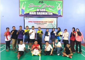 Semangat Sportif Warnai Pembukaan BPBJ Badminton Cup I 2025