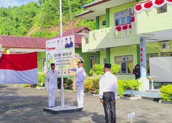 Kemenag Halteng Gelar Upacara HAB Ke-80 