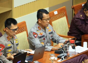 Kapolda Malut Ikuti Rapat Kerja Komisi III DPR RI Bahas Reformasi Polri