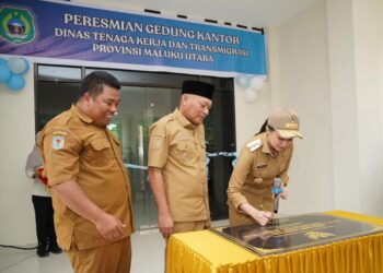 Kantor Baru Disnakertrans Diresmikan, Sherly Laos Dorong SDM Malut Naik Kelas