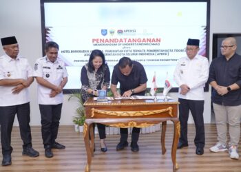 Tidore Ternate Resmi Teken MoU dengan Hotel Borobudur dan APEKSI Guna Promosikan Pariwisata